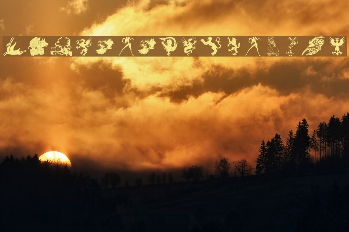 MythologicalsOne Font examples