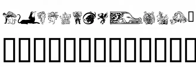Mythology 1 字体 大写