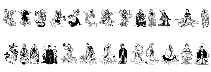 MythosChina Font LOWERCASE