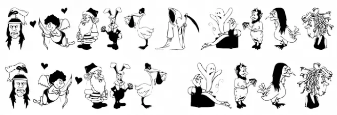 Myths_K Font OTHER CHARS