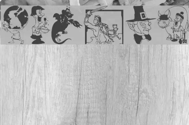 Myths_K Font examples