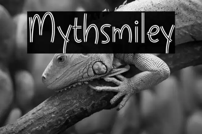 Mythsmiley Font examples