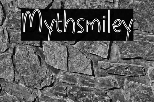 Mythsmiley Font examples