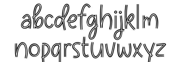 Mythsmiley Font LOWERCASE