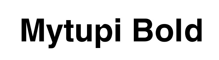 Mytupi Bold Font