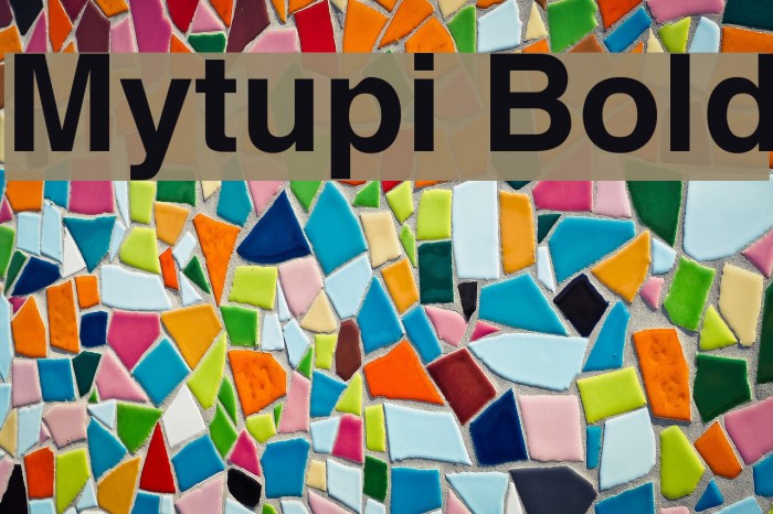 Mytupi Bold Font examples