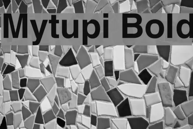Mytupi Bold Шрифта examples