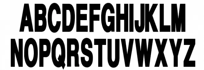 Mytupi Ultra-condensed ExtraBold 字体 大写
