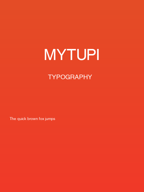 Mytupi Poster