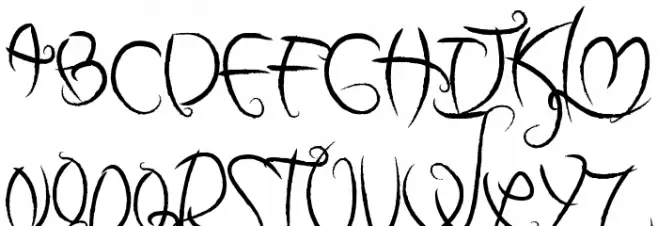 my dark halloween Personal Use Fuentes MAYÚSCULAS