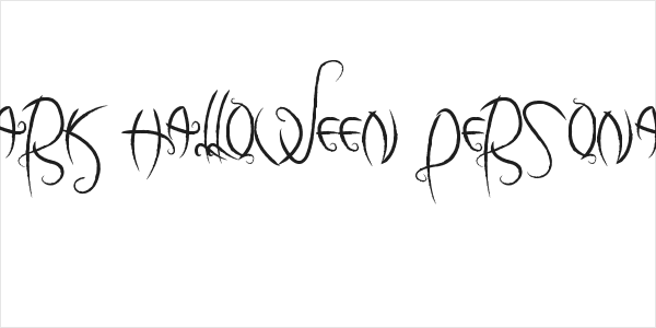 my dark halloween Personal Use Logo