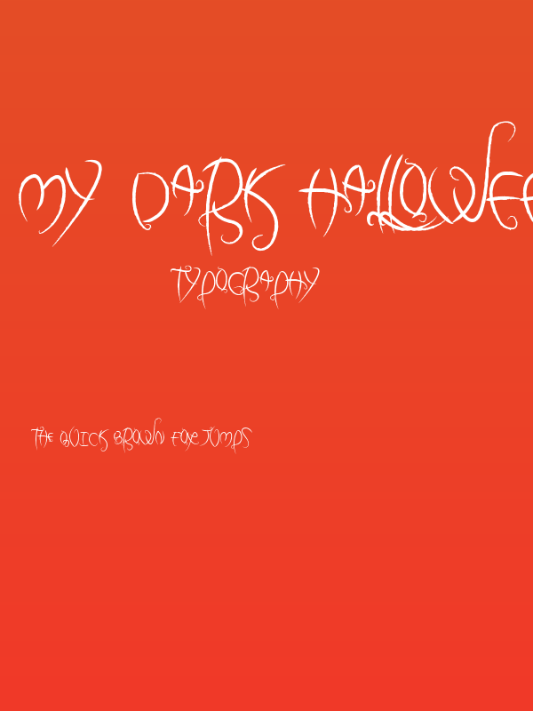 my dark halloween Personal Use Poster