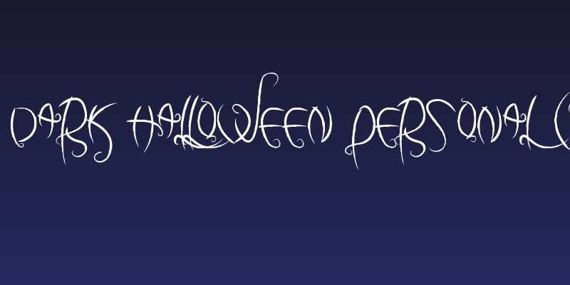 my dark halloween Personal Use Social Header