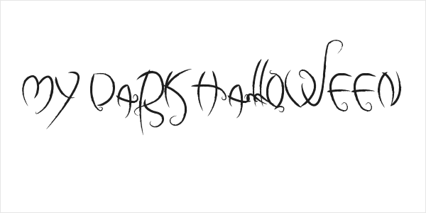 my dark halloween Logo