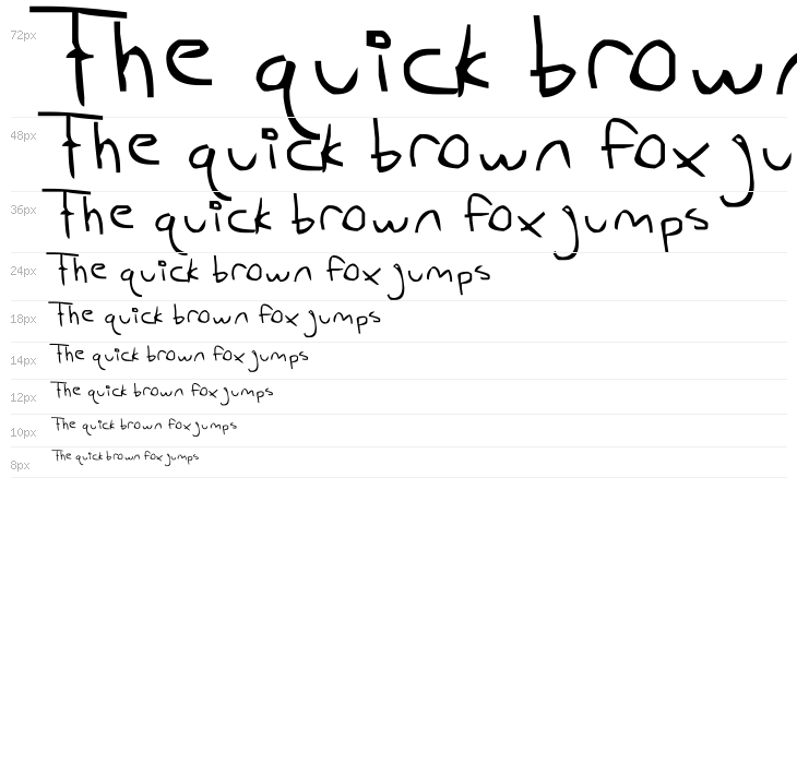 my derp handwriting Waterfall