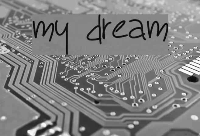 my dream Example 2