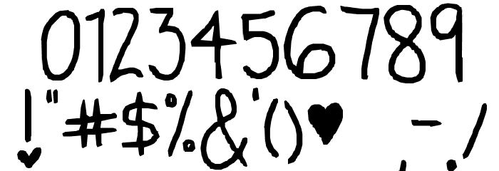 my font isnt funky enough Font OTHER CHARS
