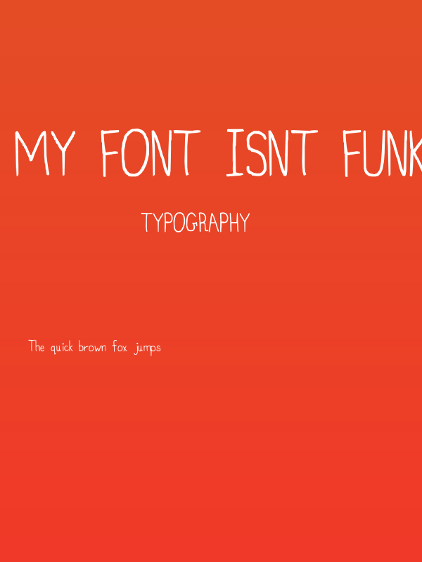 my font isnt funky enough Poster