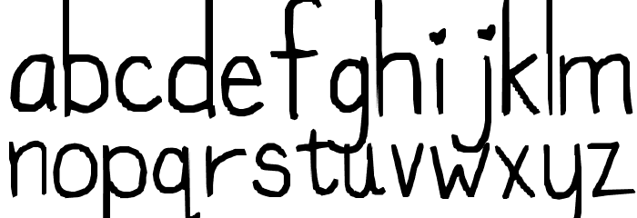 my font isnt funky enough Font LOWERCASE
