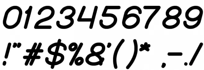 my font Font OTHER CHARS