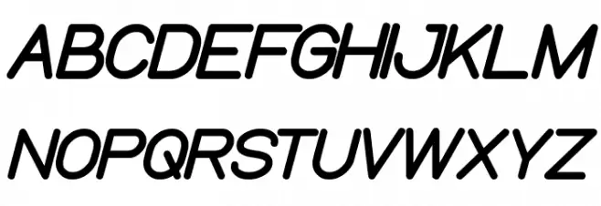 my font Schriftart Groß