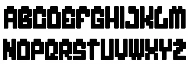 my game Fonte MAIÚSCULAS