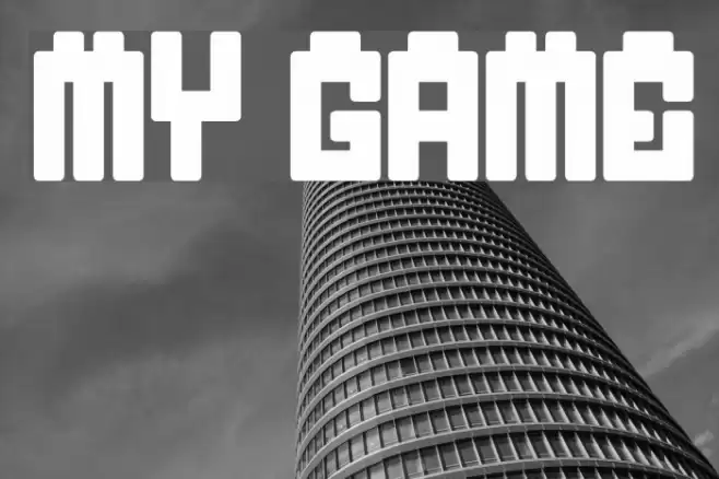 my game Font examples