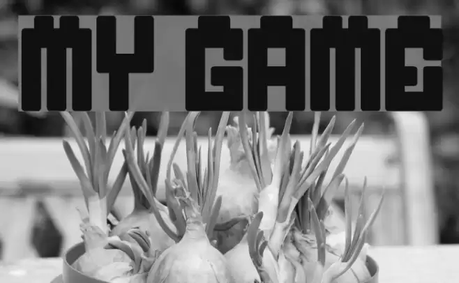 my game Font examples