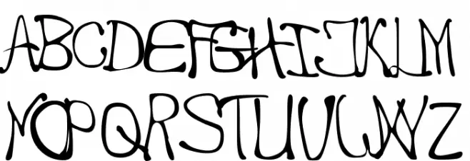 my handwriting フォント 大文字