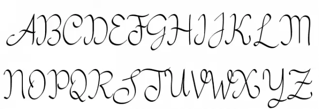 my mecca script Schriftart Groß