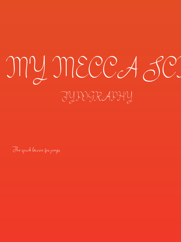 my mecca script Poster