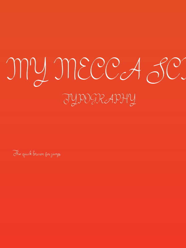 my mecca script Poster