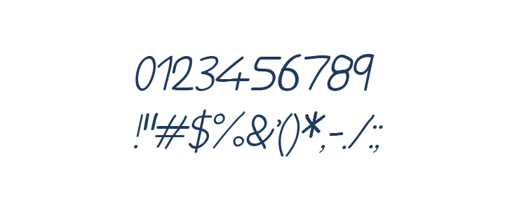 my special angel Italic Other Characters