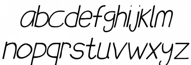 my special angel Italic لخطوط تنزيل الأحرف الكبيرة