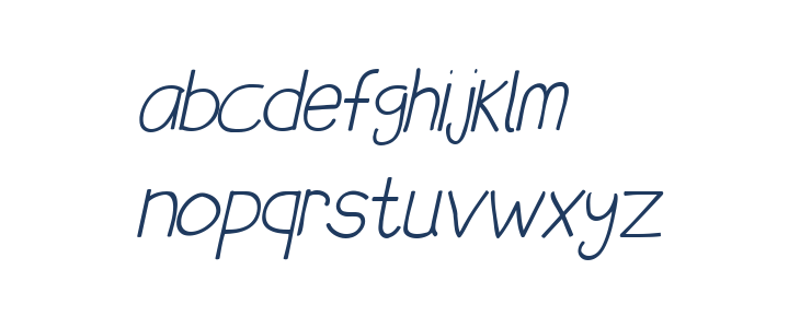 my special angel Italic Lowercase