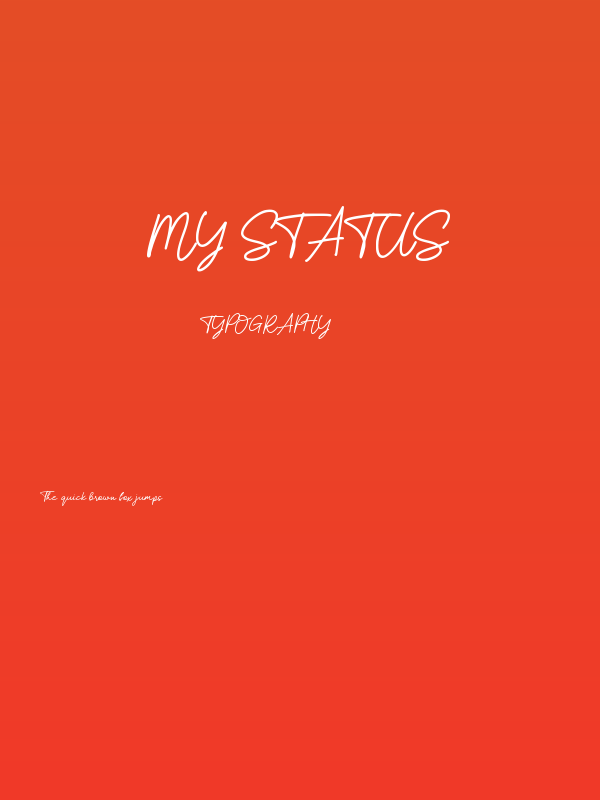 my status Poster