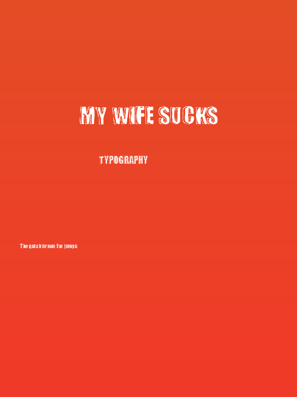 my wife sucks Poster