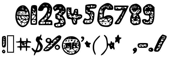my_first_font___ Font OTHER CHARS