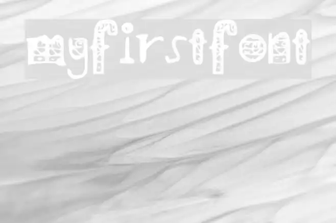 my_first_font___ Example 1