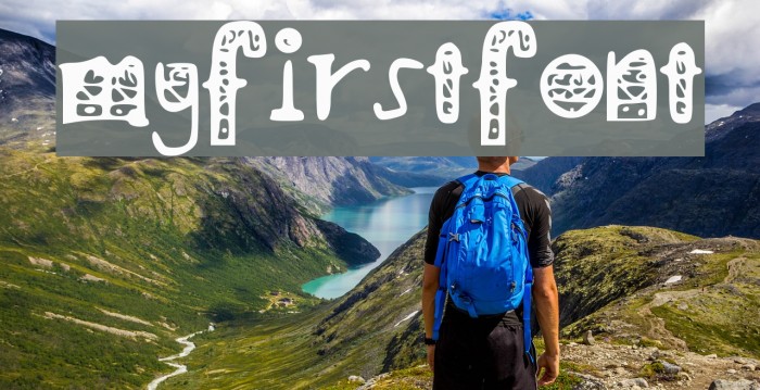 my_first_font___ Font examples