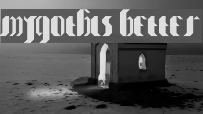 my_goth_is better Font examples