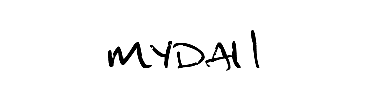 mydai1  免费字体下载