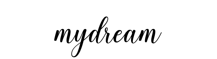 mydream  フリーフォントのダウンロード