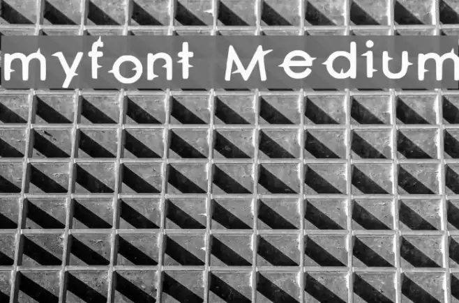 myfont Medium Example 1