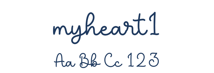 myheart1 Font Preview