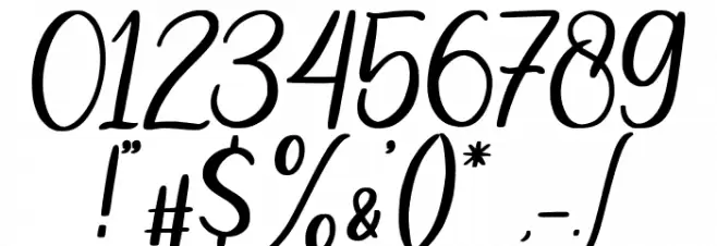 myhomely Font OTHER CHARS