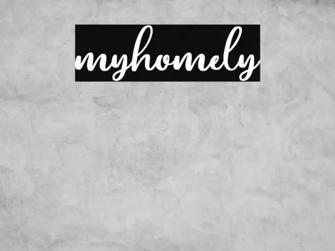 myhomely Font examples