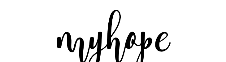 myhope  नि: शुल्क फ़ॉन्ट्स डाउनलोड