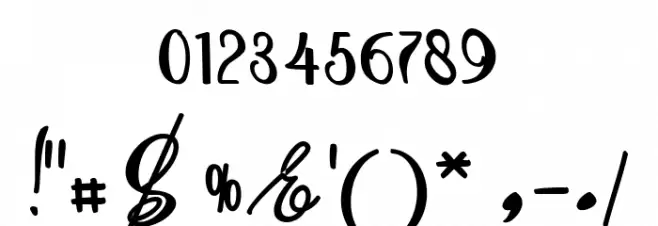 myhope Font OTHER CHARS