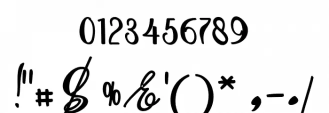 myhope Font OTHER CHARS